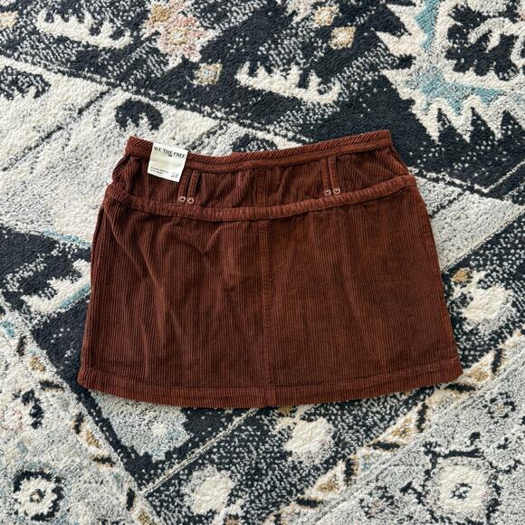 Free People Silver Springs Cord Mini Skirt - Picture 6 of 6